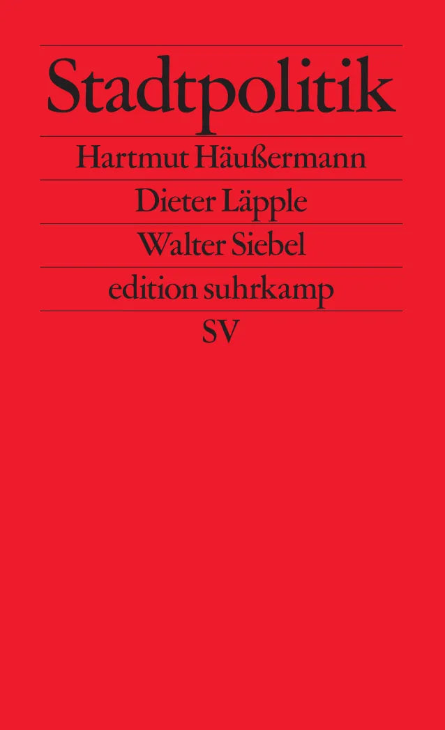 Buchcover von 'Stadtpolitik' - Taschenbuch von Hartmut Häußermann