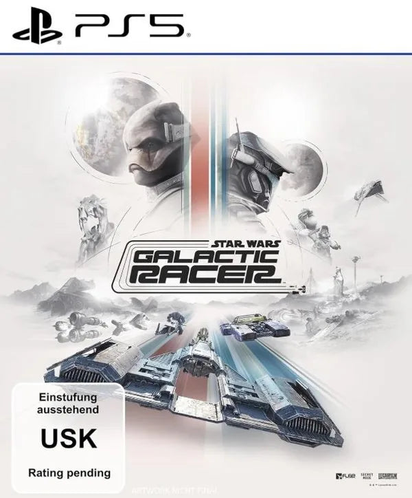 Cover: Star Wars - Galactic Racer für Playstation 5. Publisher: PLAION GmbH