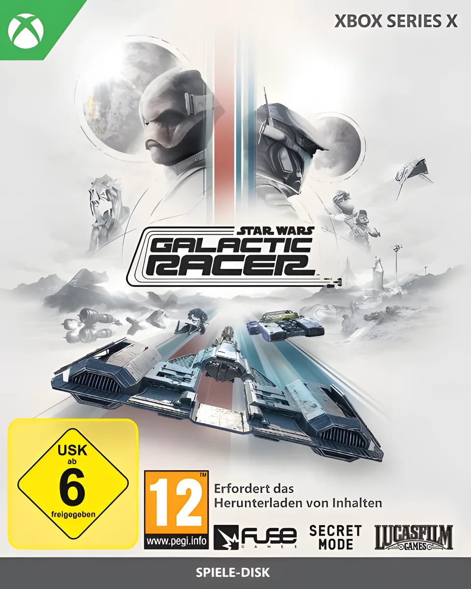 Cover: Star Wars: Galactic Racer für Xbox Series X. Publisher: Secret Mode