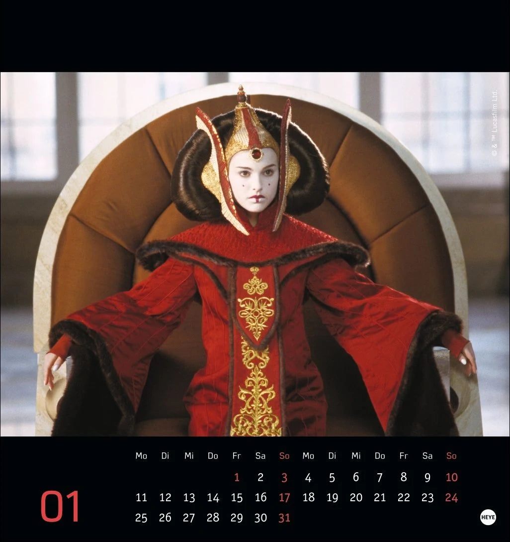 Star Wars Postkartenkalender 2027 – Ansicht