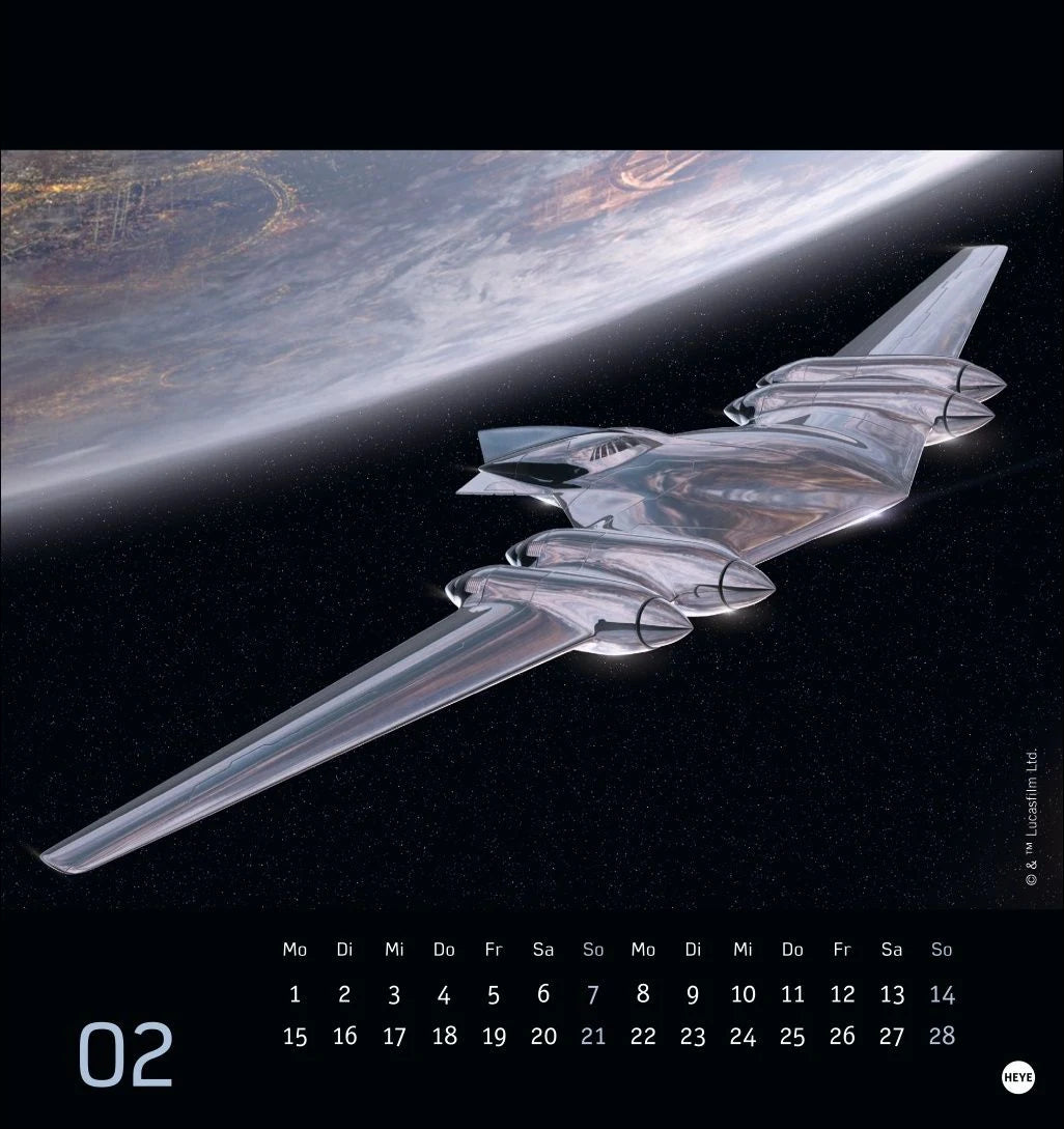 Star Wars Postkartenkalender 2027 – Ansicht