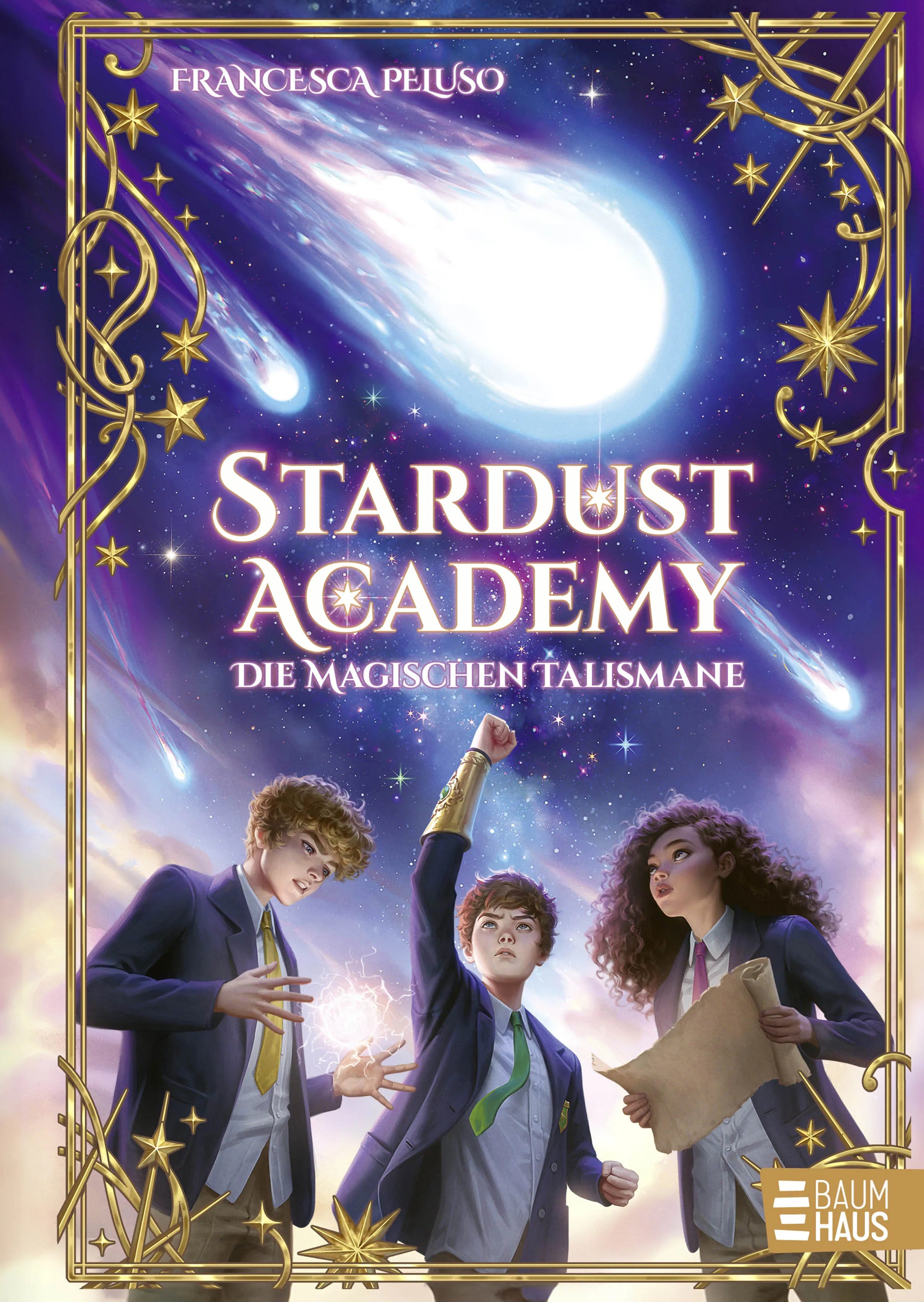 Buchcover von 'Stardust Academy - Die magischen Talismane' - Gebundene Ausgabe von Francesca Peluso