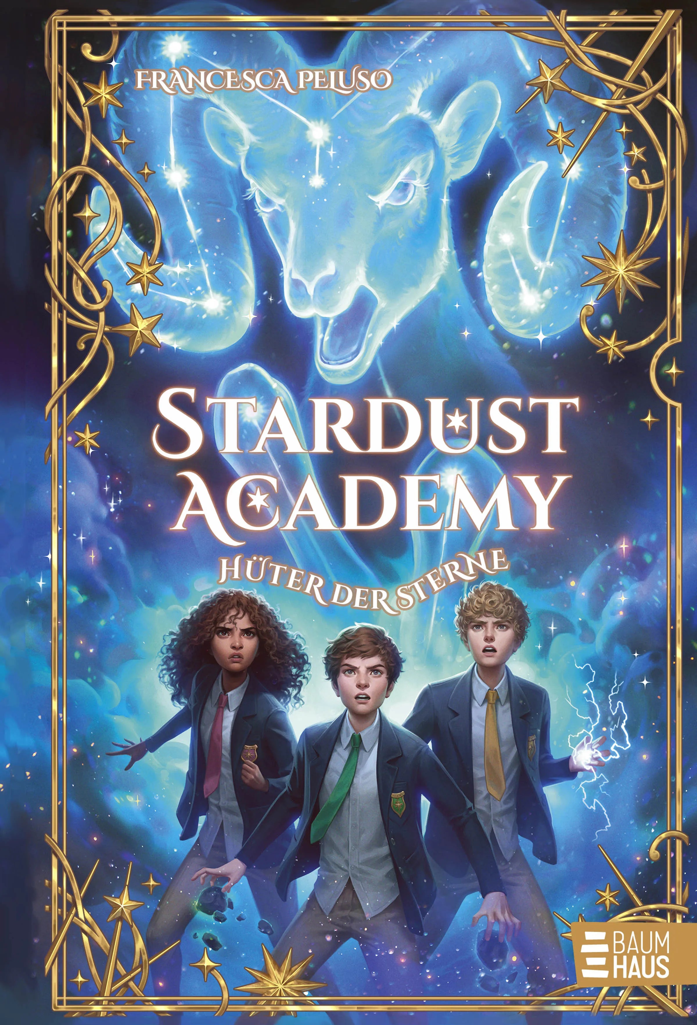 Buchcover von 'Stardust Academy - Hüter der Sterne' - Gebundene Ausgabe von Francesca Peluso