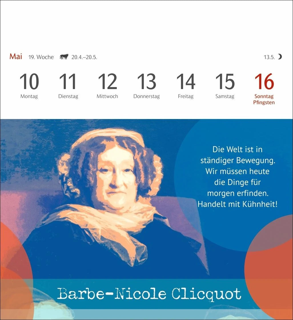 Starke Frauen Postkartenkalender 2027 - Kalender mit 53 Karten – Ansicht