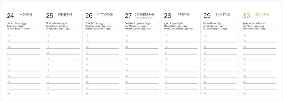 Starke Frauen Premium-Tischplaner 2027 - Tischplaner mit 53 Zitaten und beeindruckenden Lebensgeschichten – Ansicht
