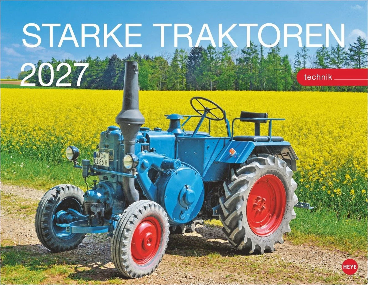 Wandkalender: Starke Traktoren Posterkalender 2027