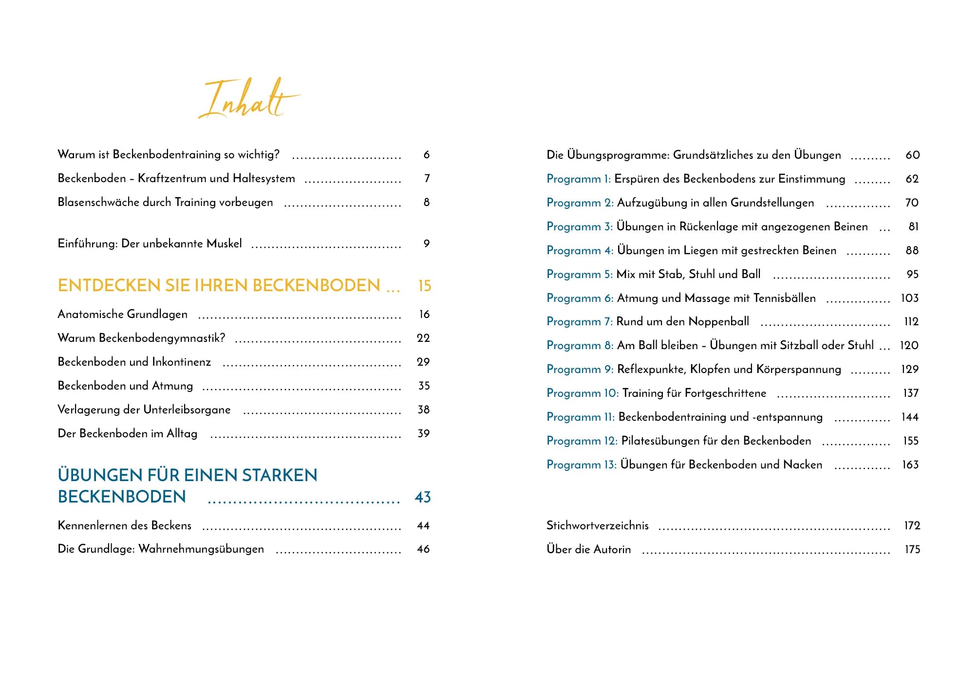 Innenansicht von 'Starker Beckenboden' - Taschenbuch