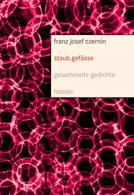 Buchcover von 'staub.gefässe' - Gebundene Ausgabe von Franz Josef Czernin