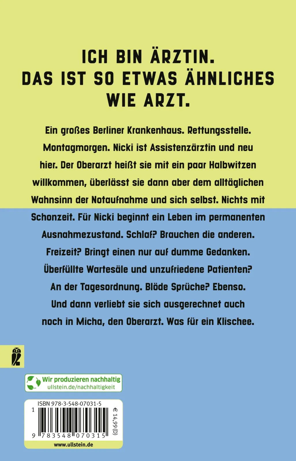 Rückseite: Staying Alive (Taschenbuch)