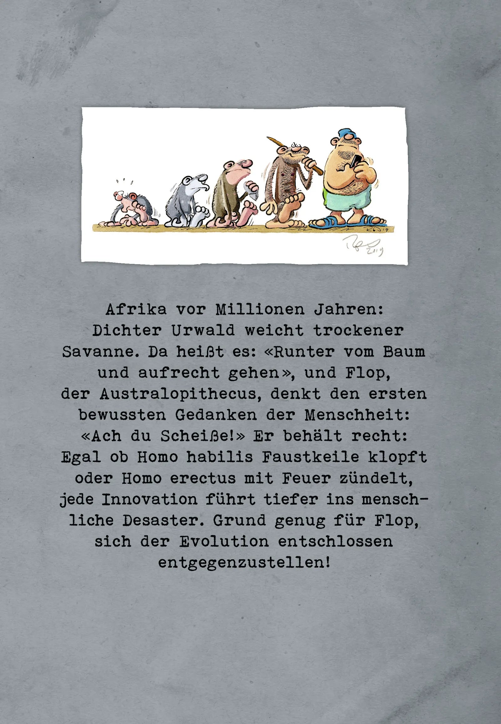 Buchrückseite von 'Stehaufmännchen' mit Klappentext - Gebundene Ausgabe