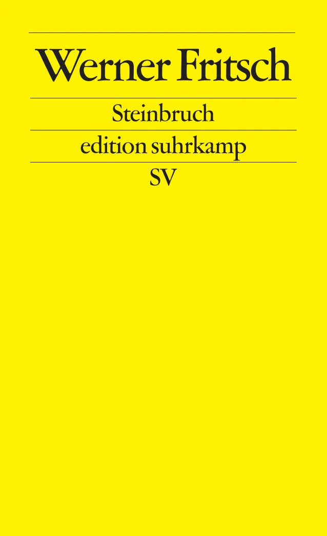 Buchcover von 'Steinbruch' - Taschenbuch von Werner Fritsch