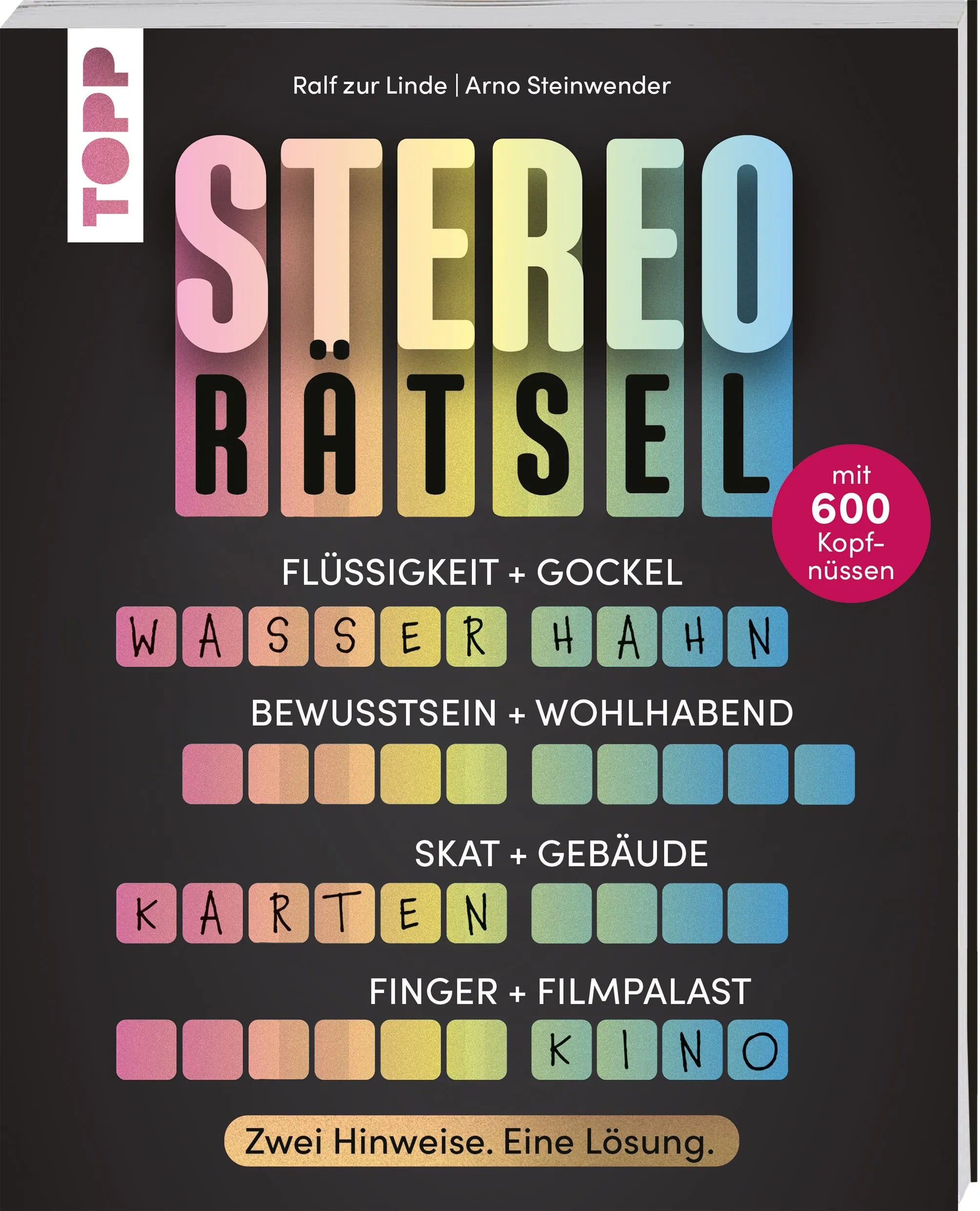 Cover: Stereo-Rätsel – Zwei Hinweise, eine Lösung (Taschenbuch) von Arno Steinwender