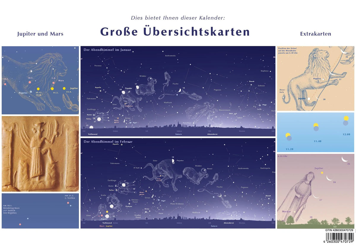 Sternen- und Planetenkalender 2027 – Ansicht