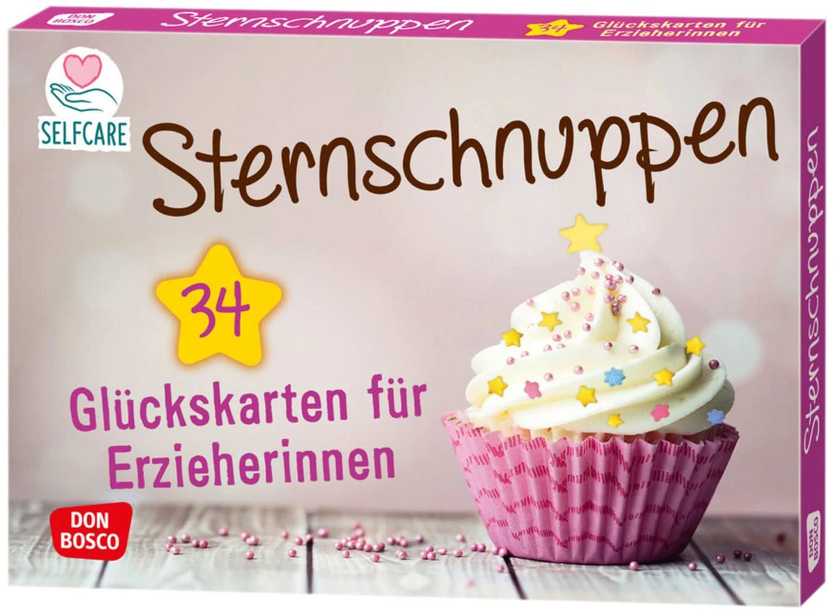 Gesellschaftsspiel: Sternschnuppen. 34 Glückskarten für Erzieherinnen