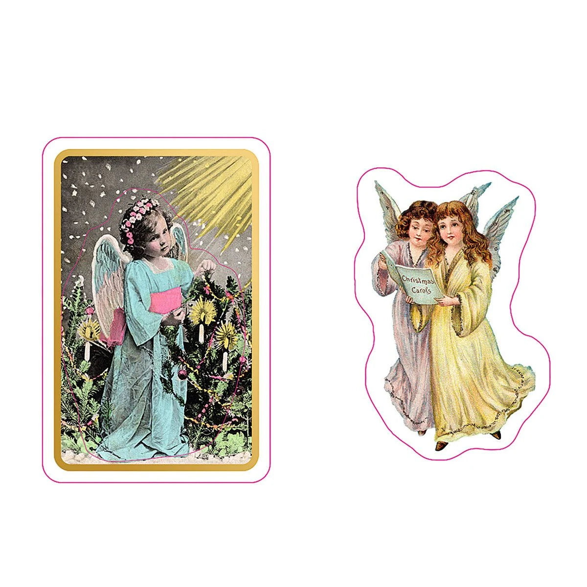 Sticker-Adventskalender »Himmlische Boten« – Ansicht