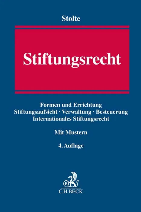 Buchcover von 'Stiftungsrecht' - Taschenbuch von Stefan Stolte