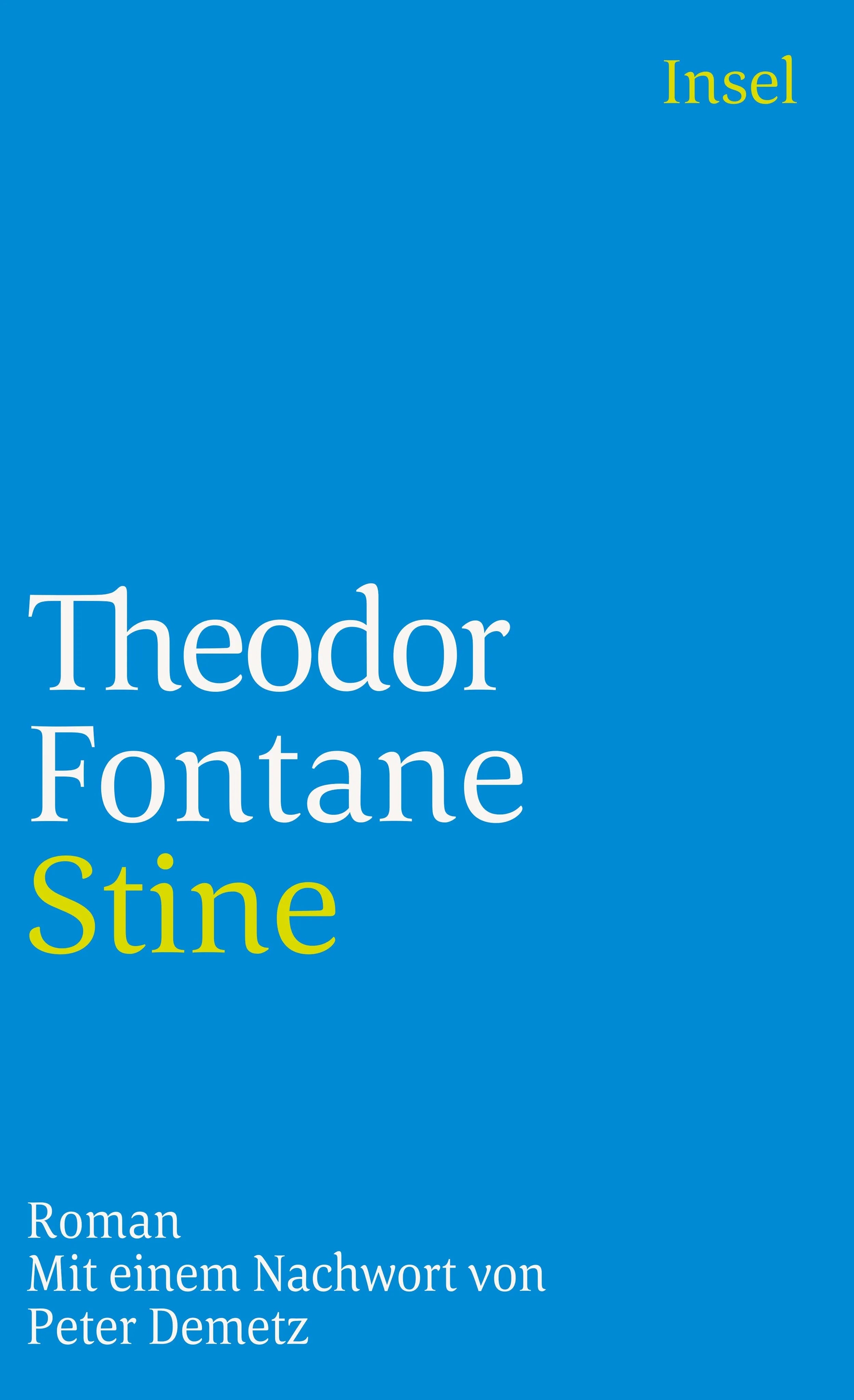 Buchcover von 'Stine' - Taschenbuch von Theodor Fontane