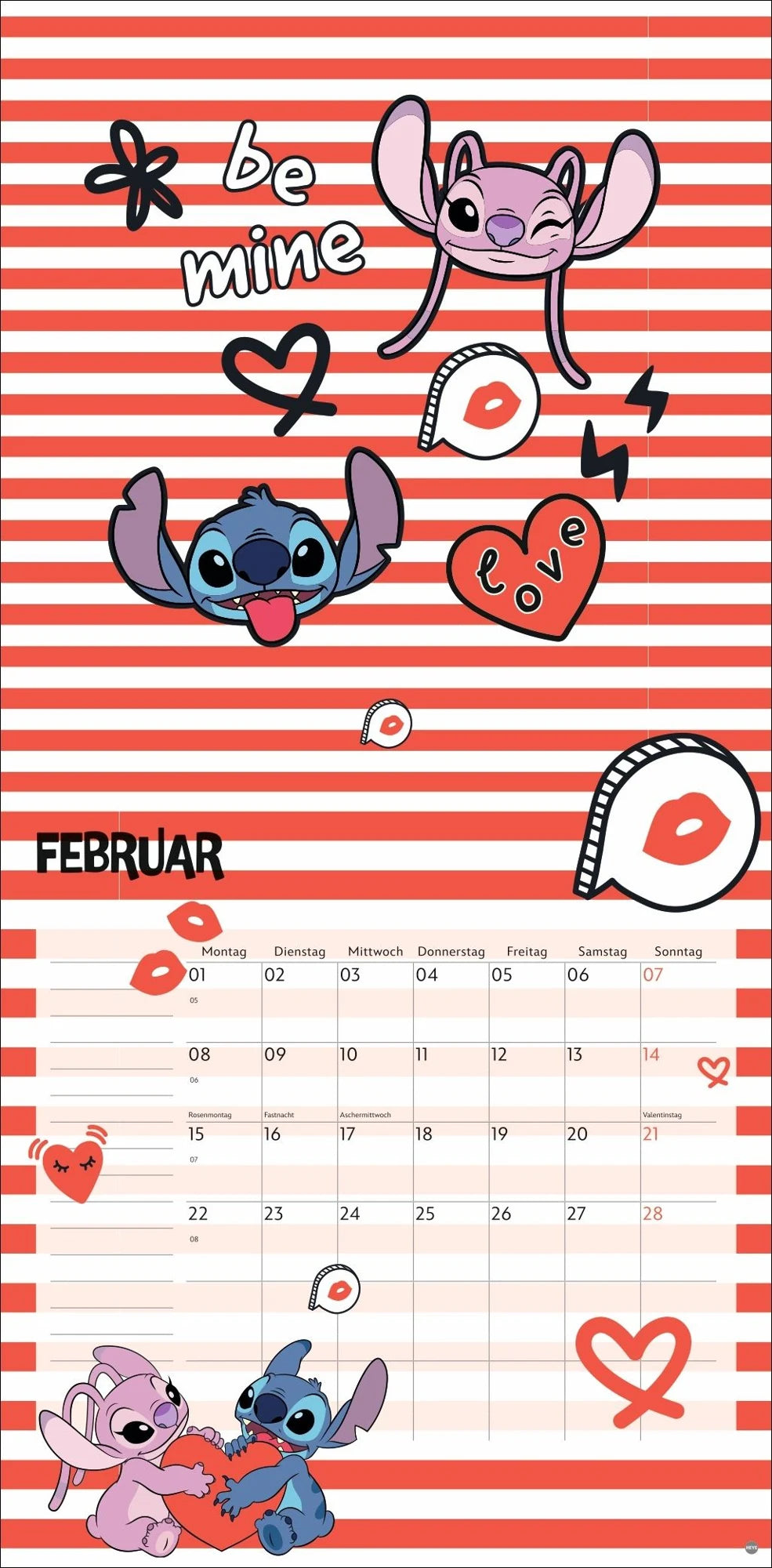 Stitch Broschurkalender 2027 – Ansicht
