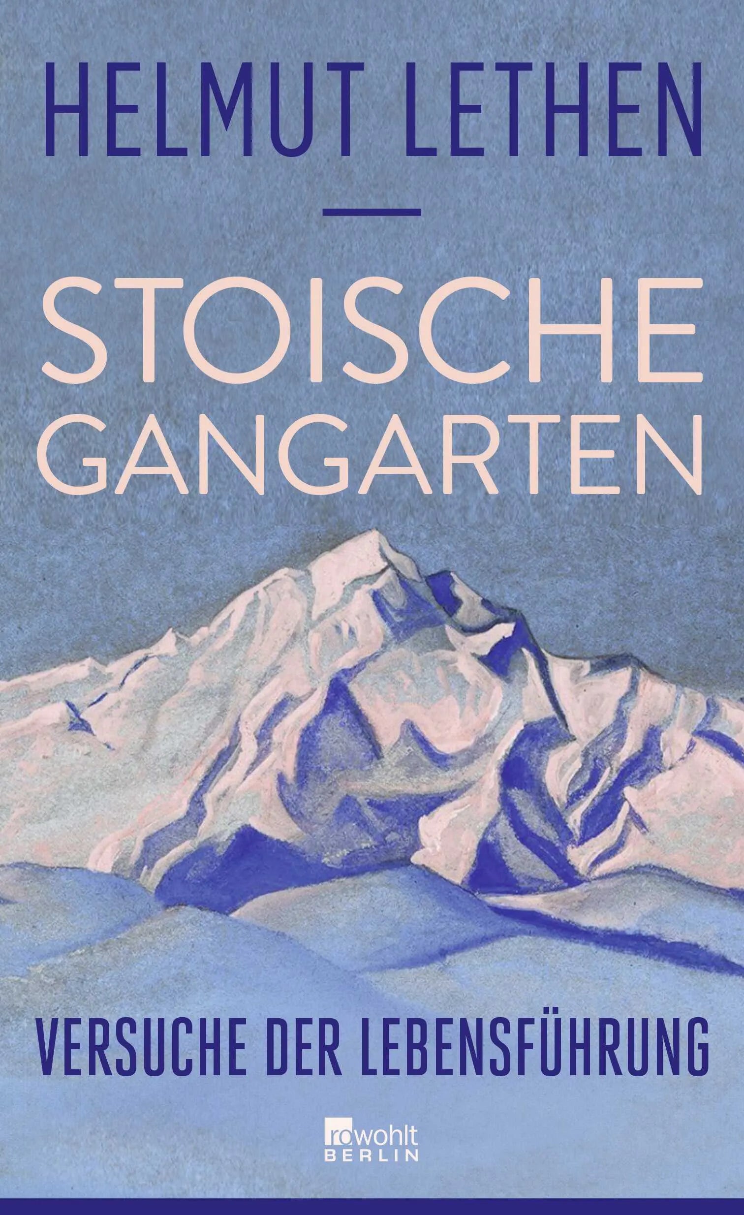 Buchcover von 'Stoische Gangarten' - Gebundene Ausgabe von Helmut Lethen