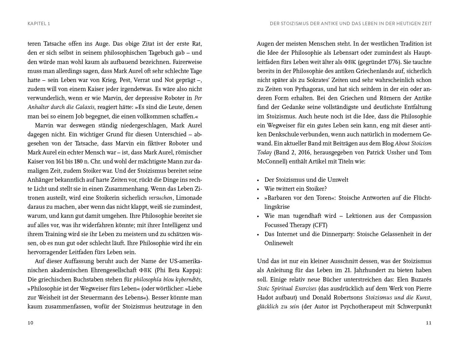 Innenansicht von 'Stoizismus für Eilige' - Gebundene Ausgabe