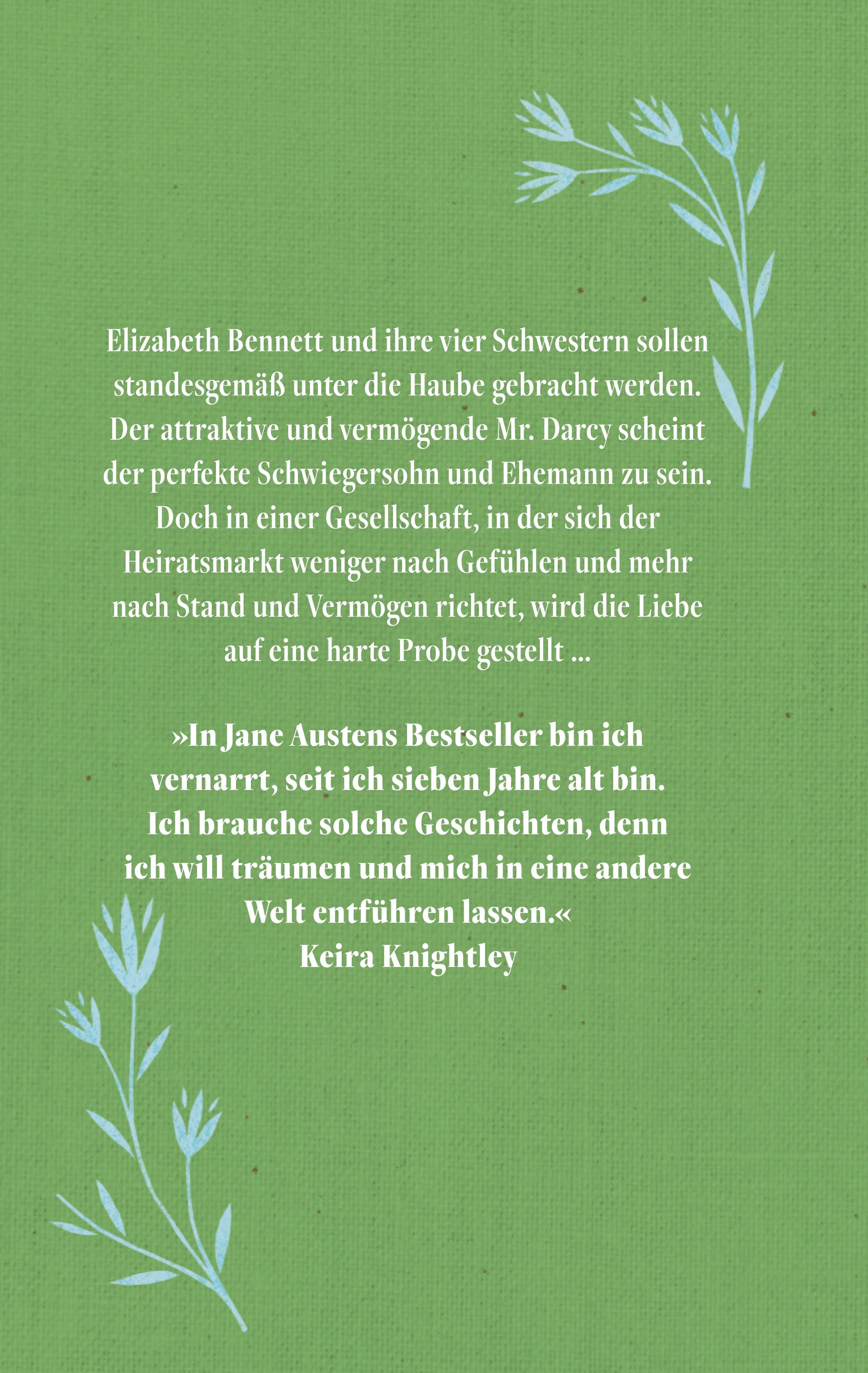 Rückseite: Stolz und Vorurteil (Hardcover)