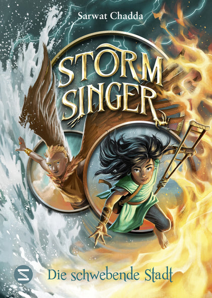 Buchcover von 'Storm Singer. Die schwebende Stadt' - Gebundene Ausgabe von Sarwat Chadda