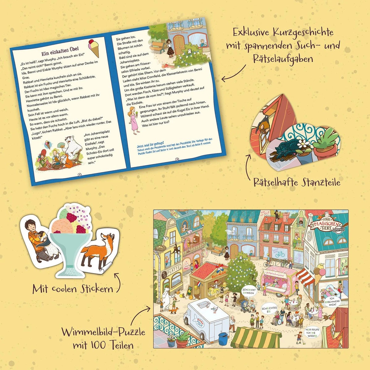 Story-Puzzle Die Schule der magischen Tiere ermittelt – Ansicht