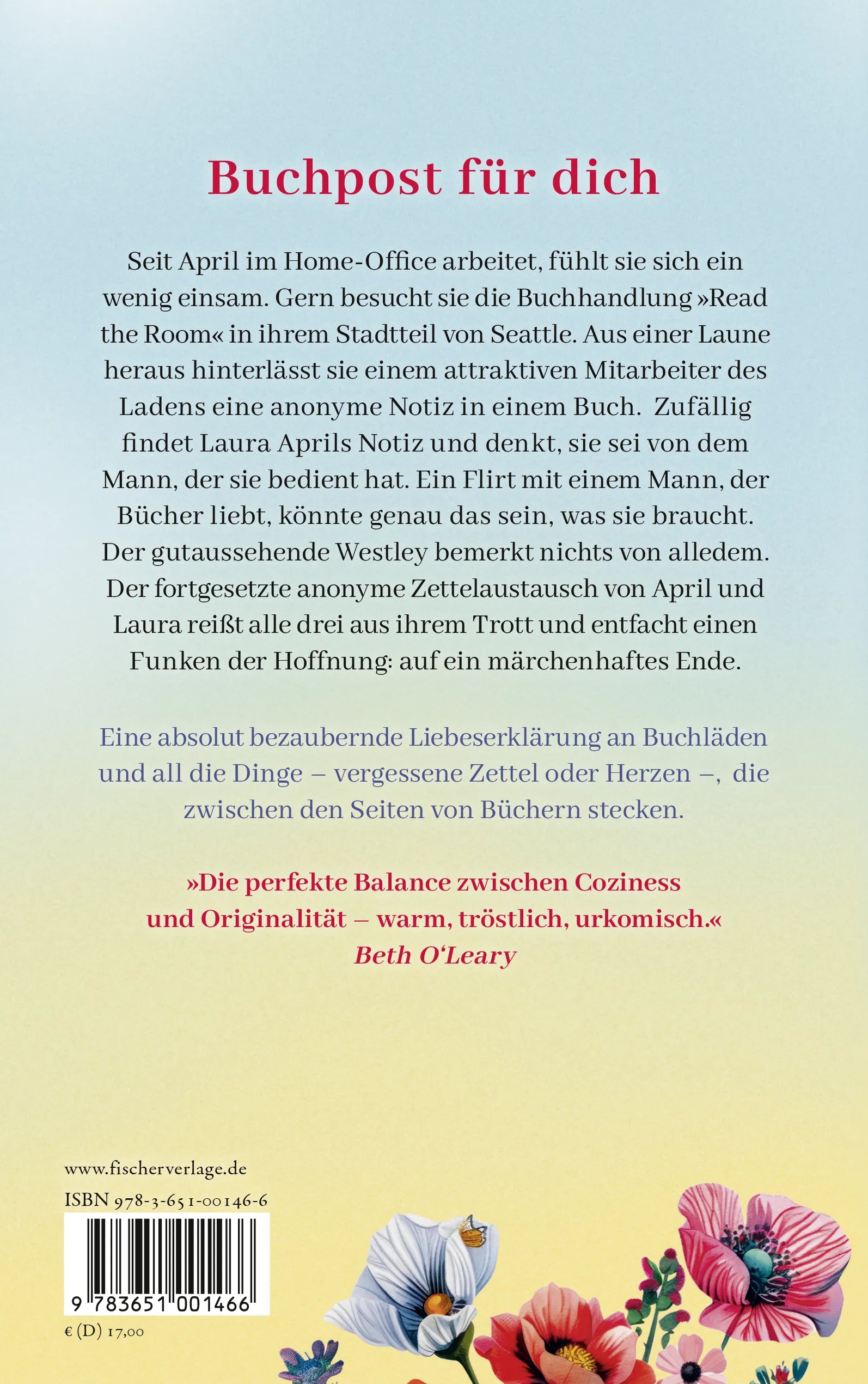Buchrückseite von 'Storybook Ending - Bis ans Ende aller Seiten' mit Klappentext - Paperback