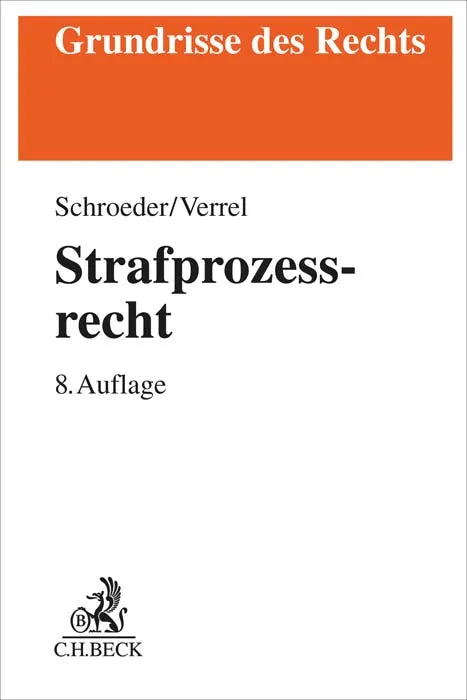 Buchcover von 'Strafprozessrecht' - Taschenbuch von Friedrich-Christian Schroeder