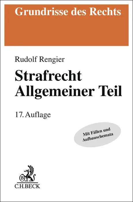 Buchcover von 'Strafrecht Allgemeiner Teil. Strafrecht AT' - Taschenbuch von Rudolf Rengier