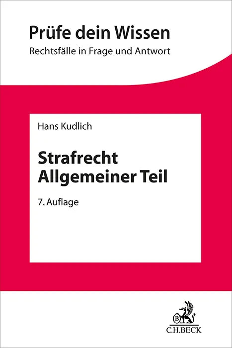 Buchcover von 'Strafrecht Allgemeiner Teil' - Taschenbuch von Hans Kudlich