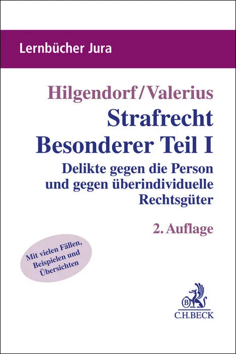 Buchcover von 'Strafrecht Besonderer Teil I' - Taschenbuch von Eric Hilgendorf