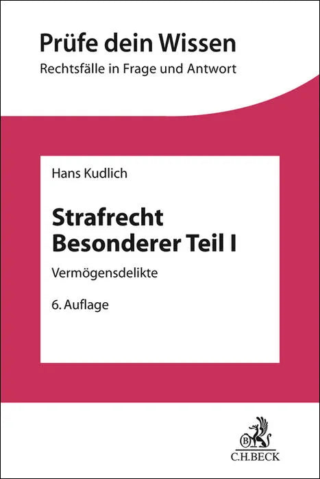 Buchcover von 'Strafrecht Besonderer Teil I' - Taschenbuch von Hans Kudlich