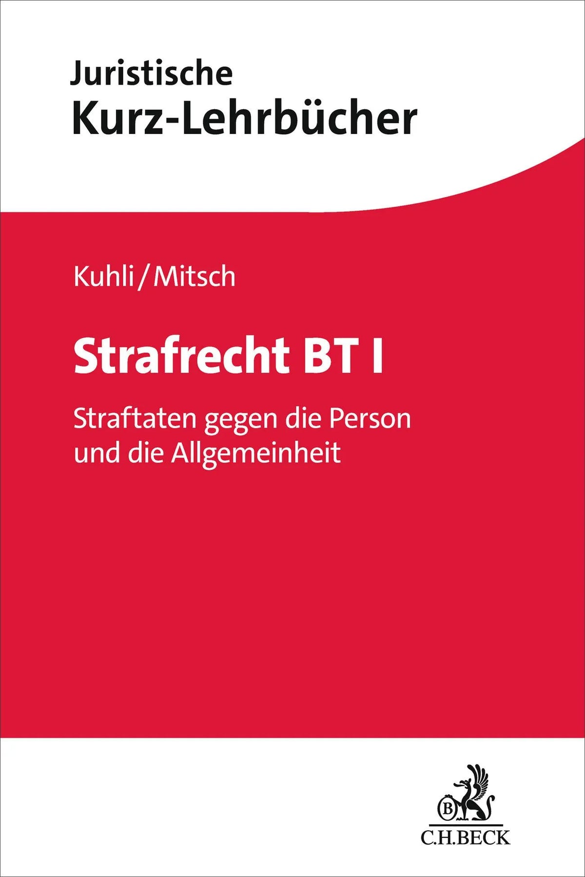Cover: Strafrecht BT 1 (Taschenbuch) von Milan Kuhli