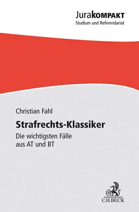 Buchcover von 'Strafrechts-Klassiker' - Taschenbuch von Christian Fahl