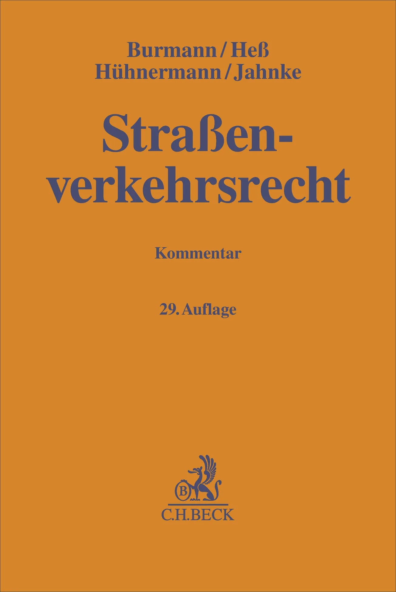 Buchcover von 'Straßenverkehrsrecht' - Gebundene Ausgabe von Michael Burmann