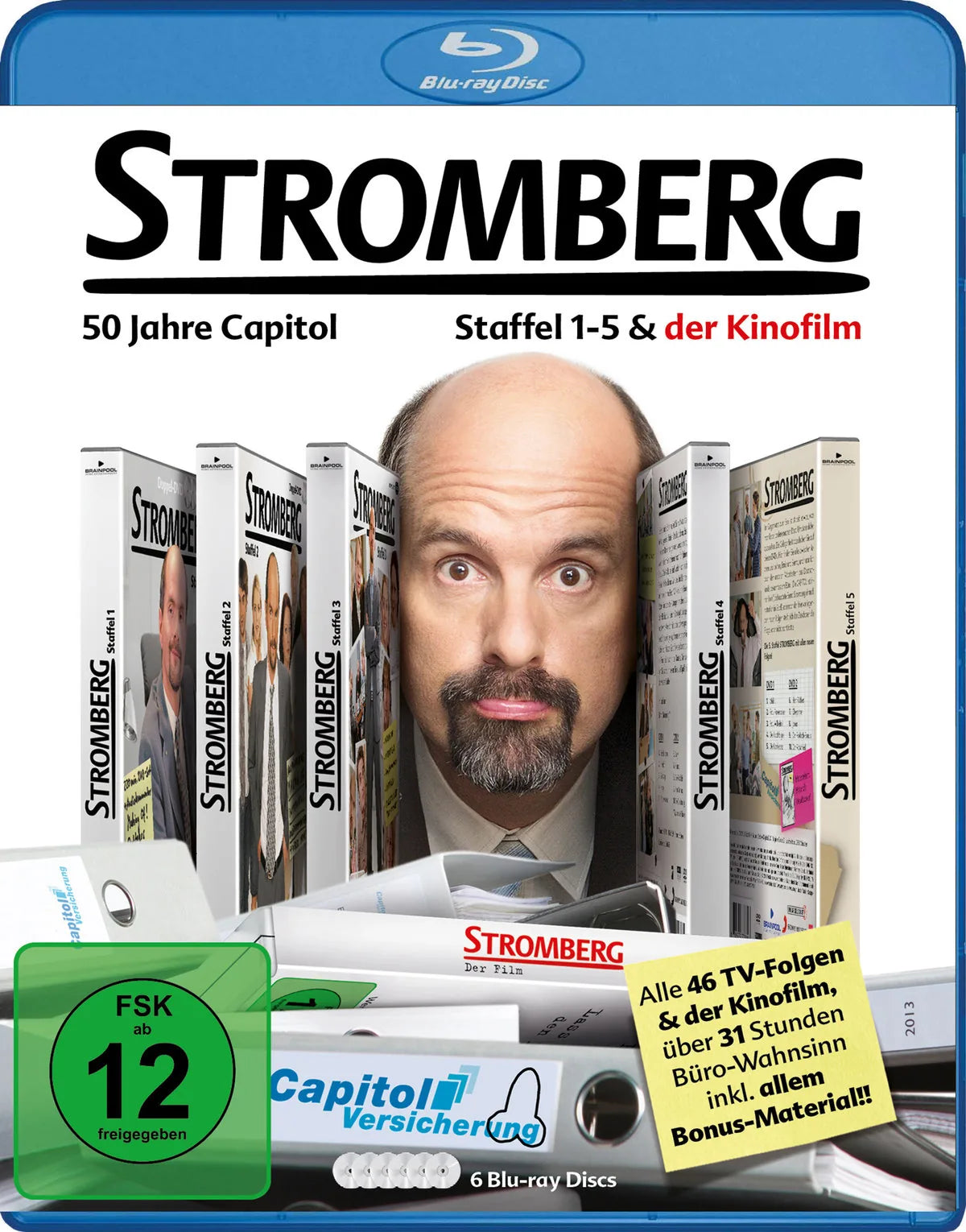Stromberg-Box - Staffel 1-5 + Film (50 Jahre Cap - Blu-ray Disc