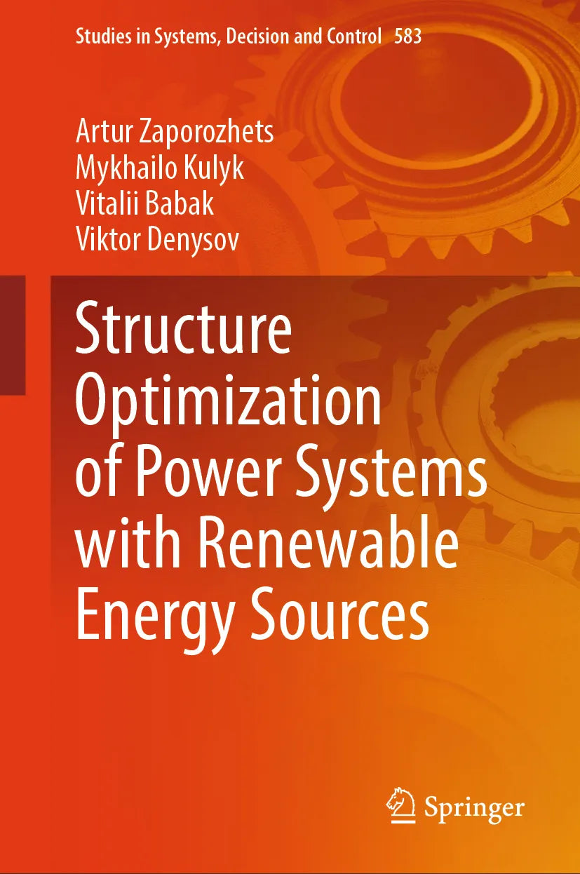 Cover: Structure Optimization of Power Systems with Renewable Energy Sources (E-Book) von Artur Zaporozhets