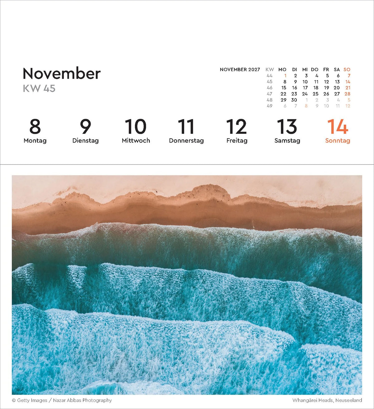 Strukturen - KUNTH Postkartenkalender 2027 – Ansicht