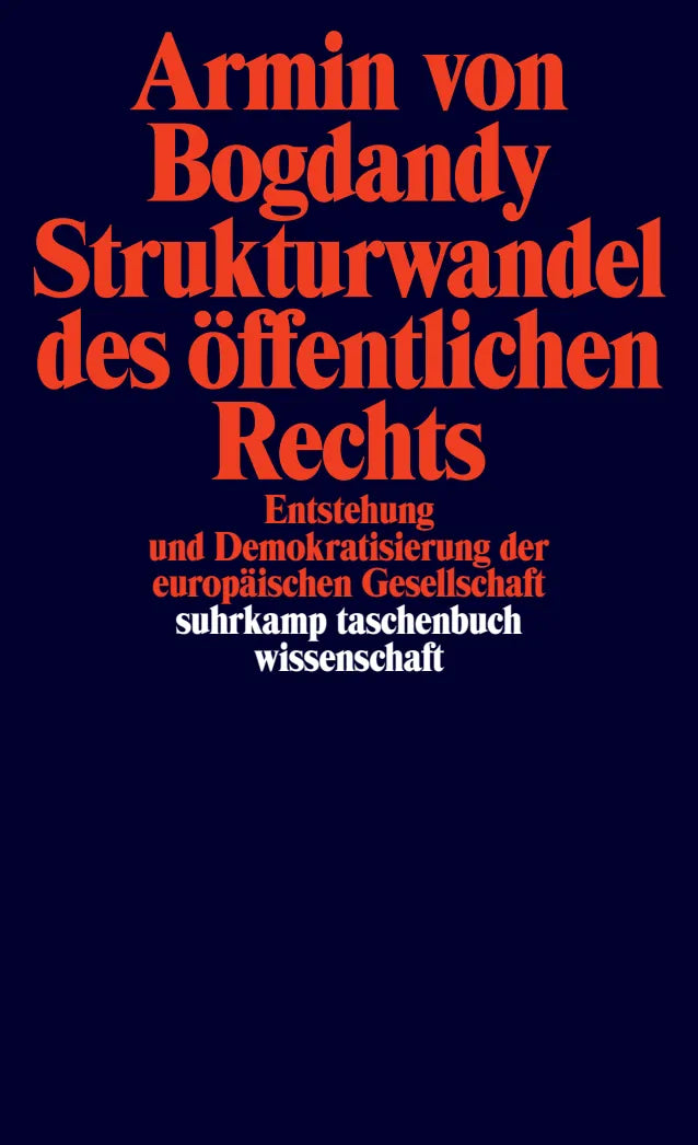 Buchcover von 'Strukturwandel des öffentlichen Rechts' - Taschenbuch von Armin Bogdandy