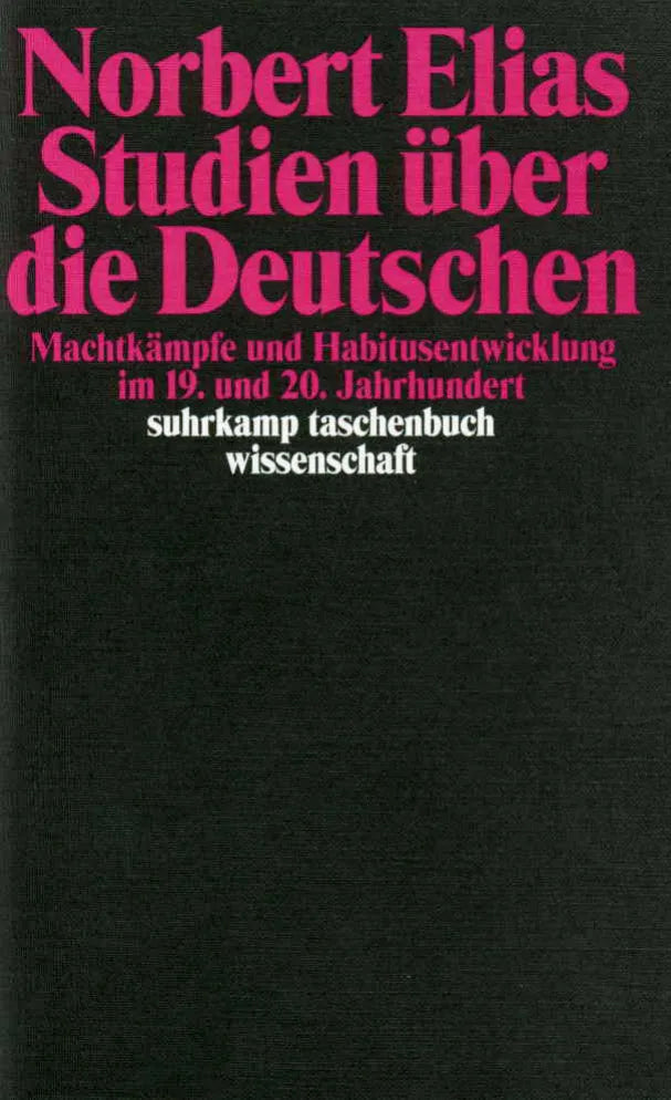 Buchcover von 'Studien über die Deutschen' - Taschenbuch von Norbert Elias