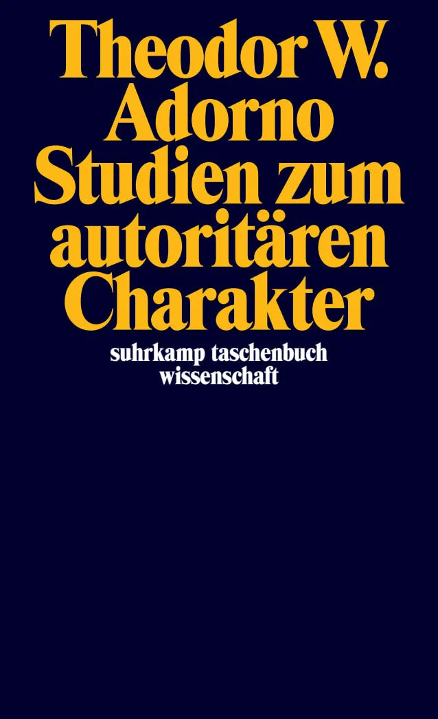 Buchcover von 'Studien zum autoritären Charakter' - Taschenbuch von Theodor W. Adorno