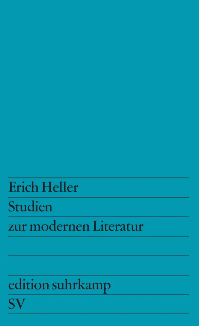 Buchcover von 'Studien zur modernen Literatur' - Taschenbuch von Erich Heller