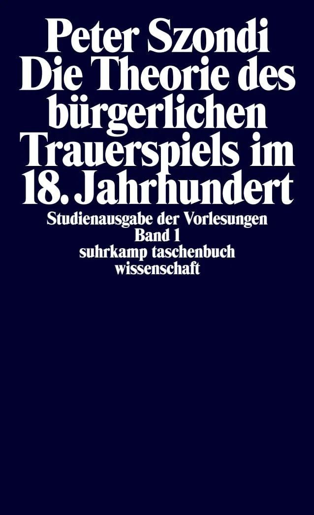 Buchcover von 'Studienausgabe der Vorlesungen in 5 Bänden' - Taschenbuch von Peter Szondi