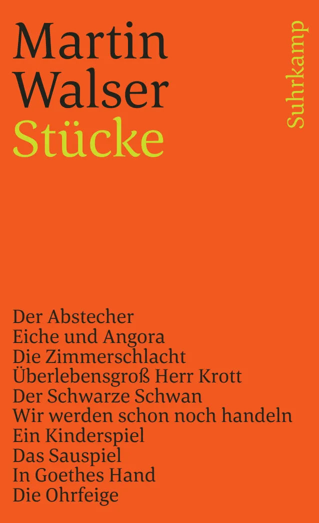 Buchcover von 'Stücke' - Taschenbuch von Martin Walser