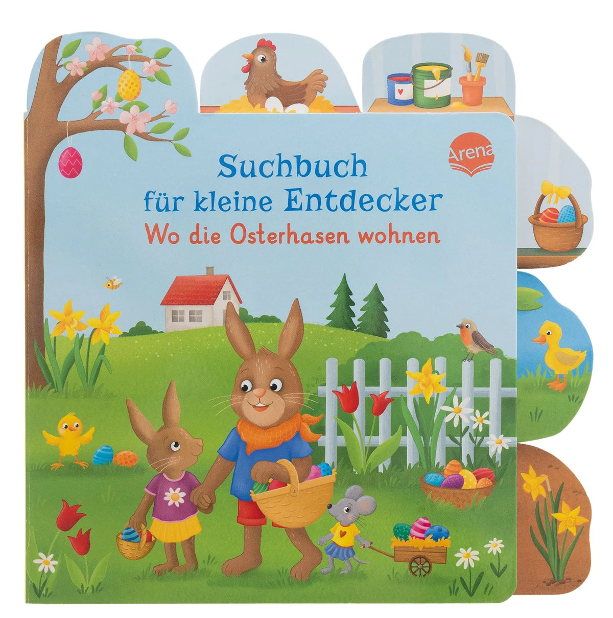 Cover: Suchbuch für kleine Entdecker. Wo die Osterhasen wohnen (Hardcover) von Tanja Andersen