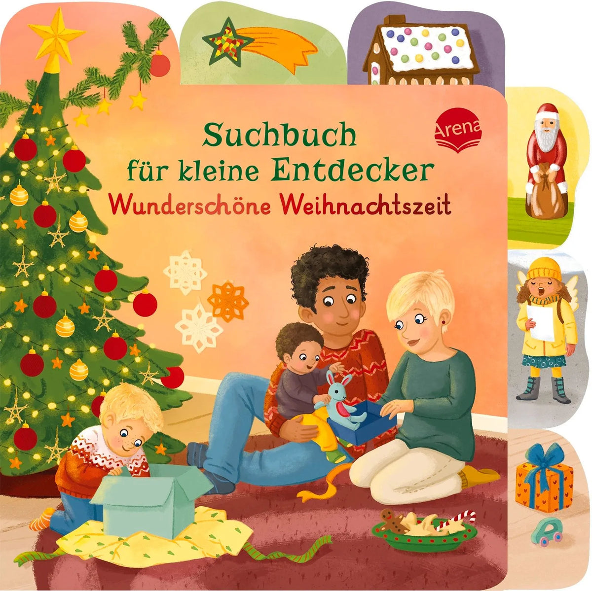 Cover: Suchbuch für kleine Entdecker. Wunderschöne Weihnachtszeit (Hardcover) von Meike Teichmann