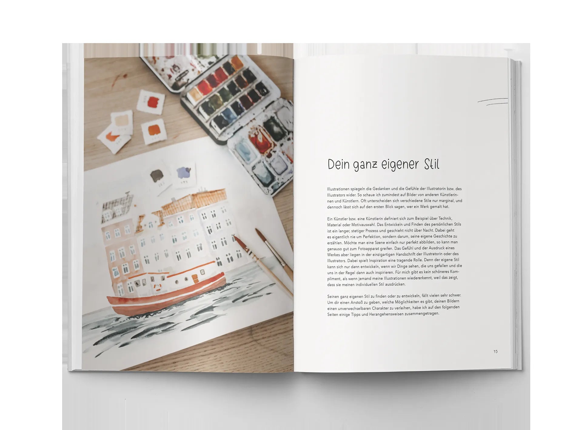 Produktansicht: Urban Watercolor Journey (Gebundene Ausgabe)