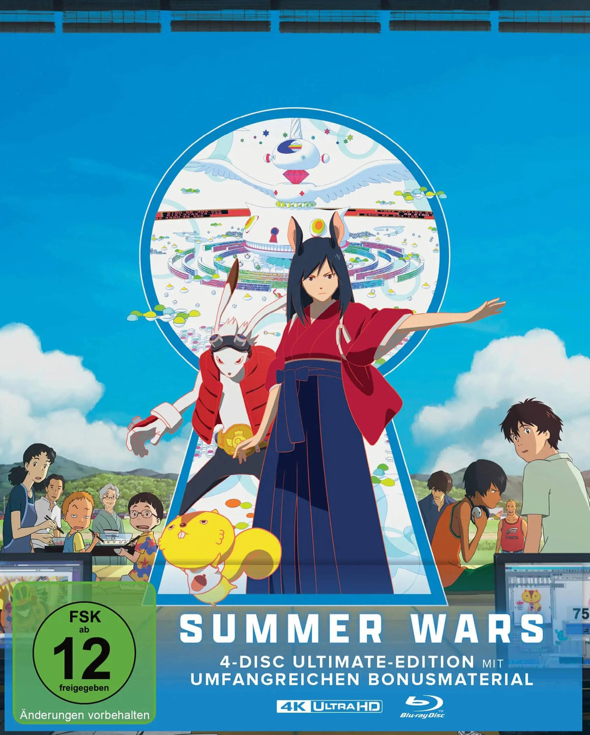 4K UHD Blu-ray-Cover: Summer Wars. Regie: Mamoru Hosoda