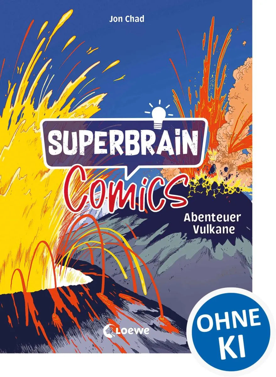 Cover: Superbrain-Comics - Abenteuer Vulkane (E-Book) von Jon Chad